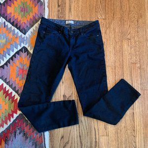 PAIGE Premium Denim Black Skyline Ankle Peg | Size 27